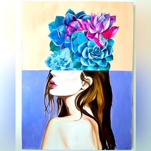 4ft x 3ft Oil Painting (48” x 36”)